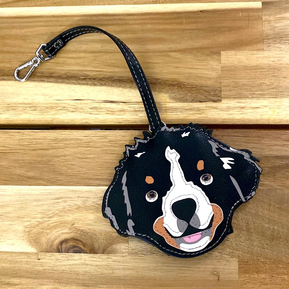 Vera Bradley Tri-color dog luggage tag